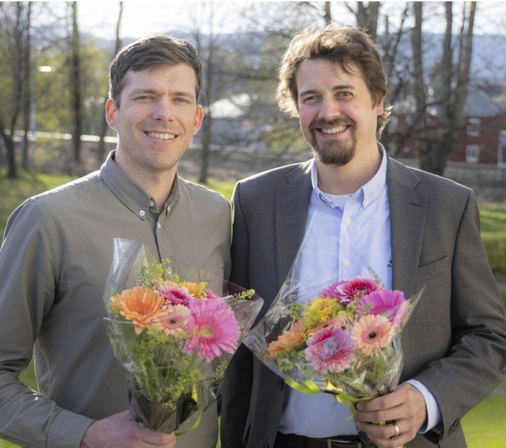 Foto av Marius Korsnes og Mads Gjefsen.