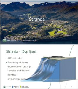 Skisse av Strandafjorden