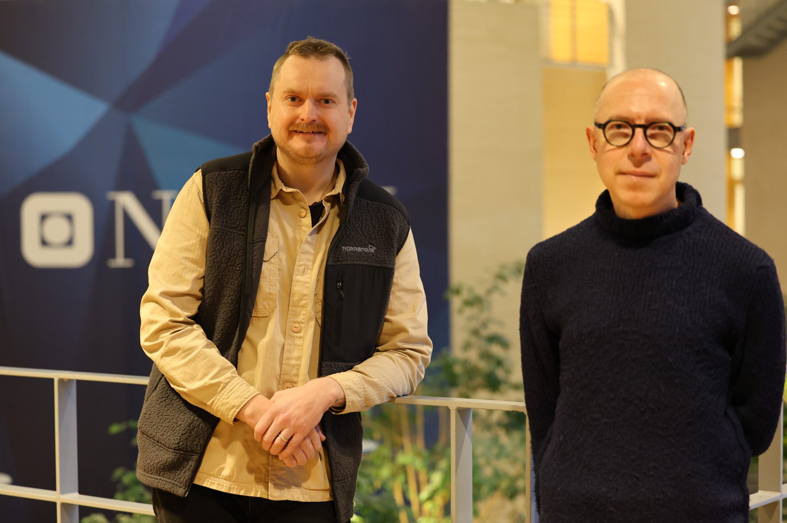 Bilde av Mads Solberg og Simon Lewin IHA - NTNU Ålesund.