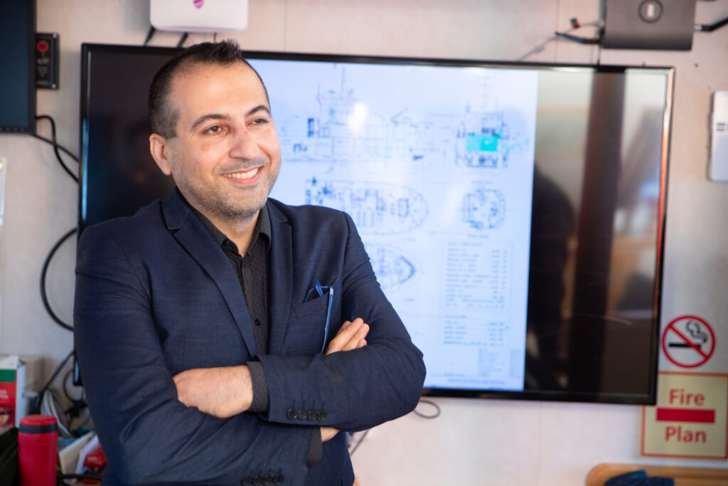 Portrait Professor Mehdi Zadeh.