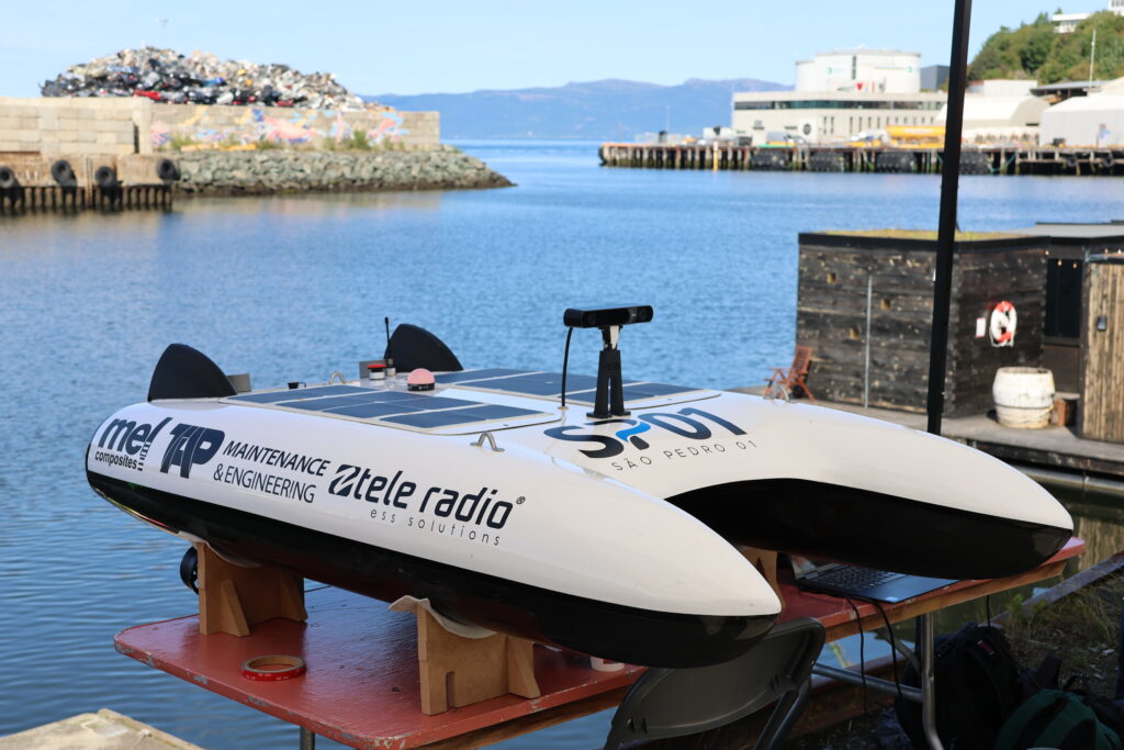 Autonomous vessel in Nyhavna Trondheim