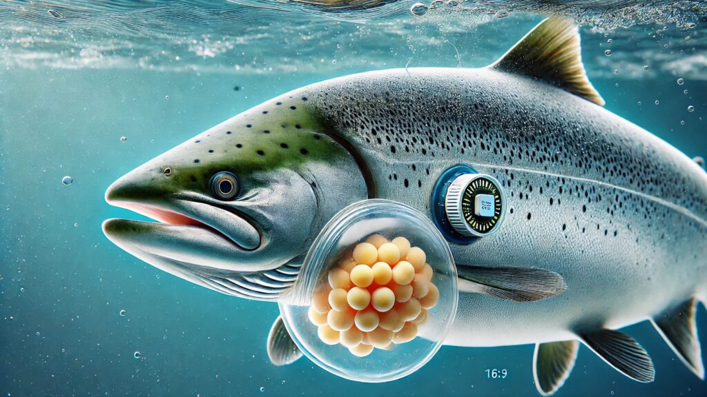 Chat-GPT genert bilde av framtidslaksen Nemo.