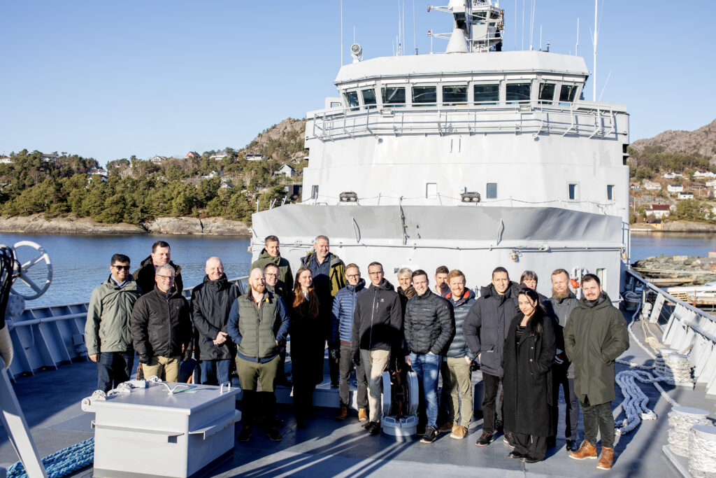 STEESMAT consortium visiting RV North Star in Grunnavågen, Stord.