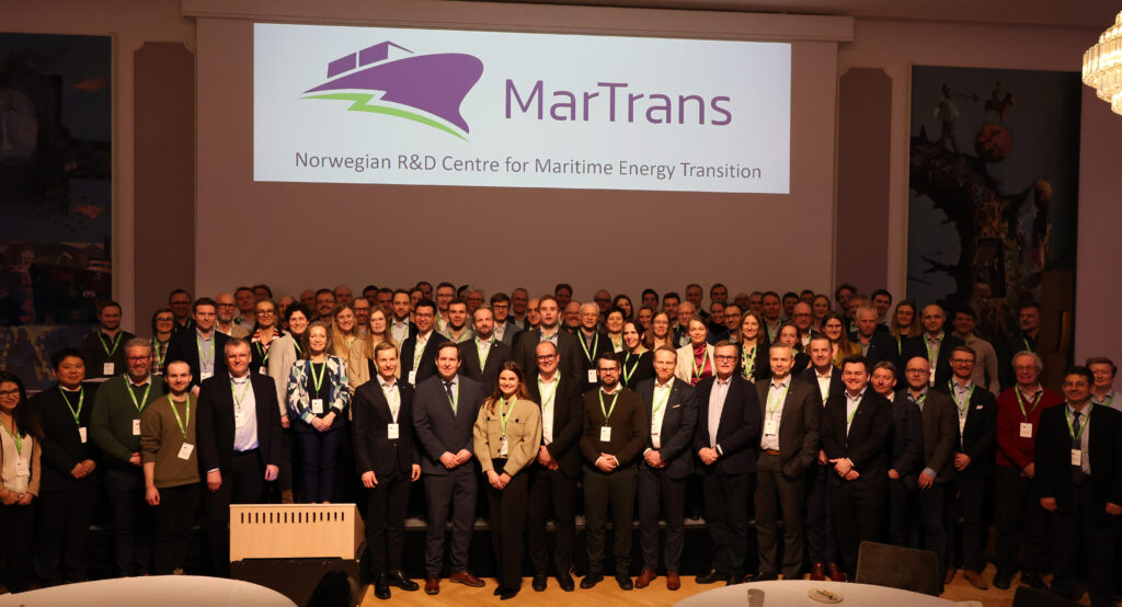 Gruppebilde av alle på kick-off FME MarTrans