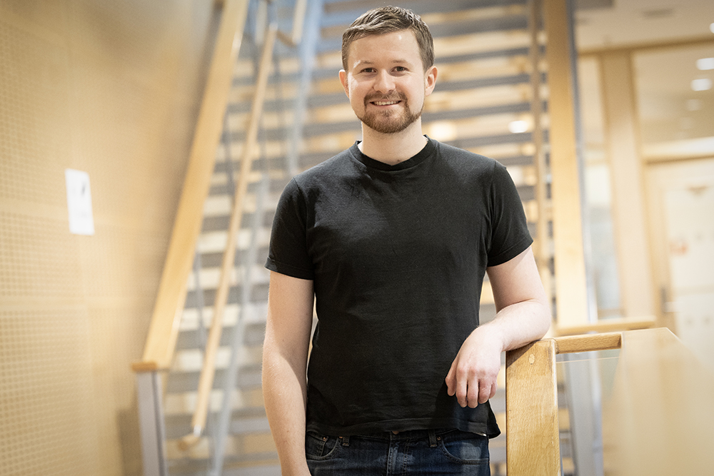 Thomas Mjåland på NTNU i Ålesund